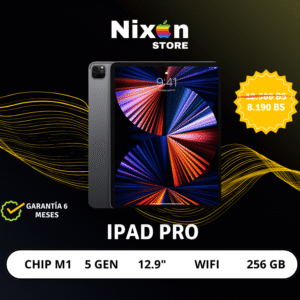 iPad Pro M1 5ª Generación – 12.9” Wi-Fi – 256 GB