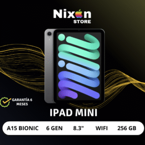iPad mini 6ª Generación – 256 GB Wi-Fi (seminuevo)