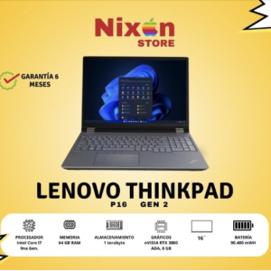 LENOVO Thinkpad P16 Gen 2 (nueva)